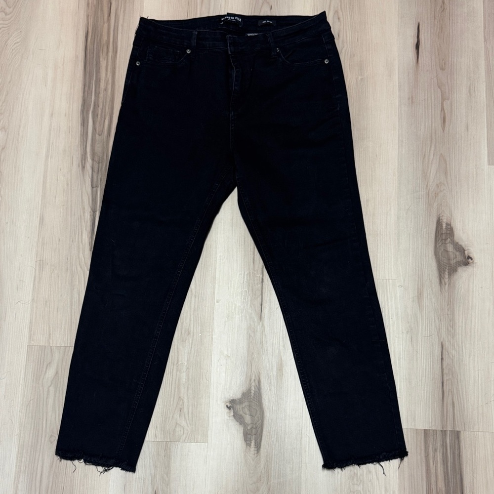 Kenneth Cole, Jess Skinny Black Denim Jeans